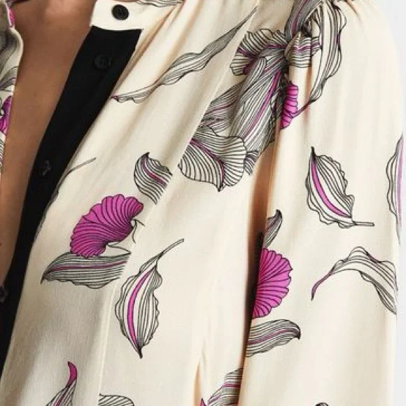 Reiss Zoe Floral Print Mini Dress with Pockets Size 4 - Picture 3 of 7